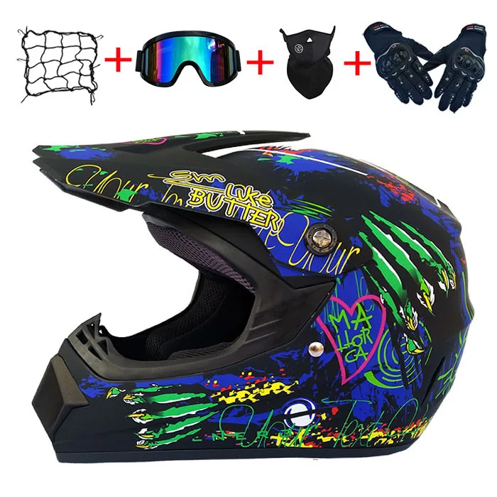 Мотоциклетный шлем для пересеченной местности всесезонный мужчин и женщин