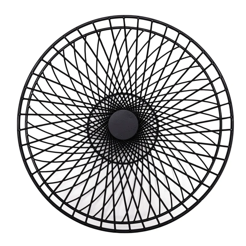 Современная креативная двухслойная металлическая кухонная корзина для фруктов