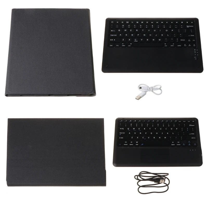

F19E for ipad Pro 12.9" 2020 Case with Keyboard Pencil Holder Backlit Tablet Cover