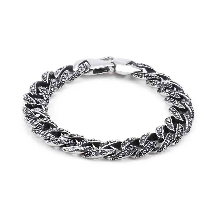 

Simple 316L stainless steel bracelet Fashion trendy men's charm jewelry