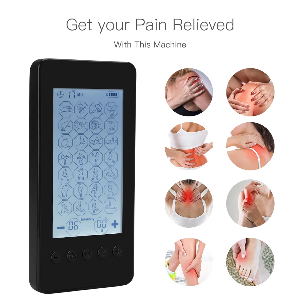 Устройство для стимуляции мышц с электродными подушечками 28