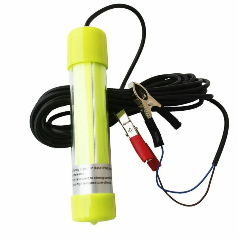 

12V 100W LED Submersible Fishing Light Underwater Light Bait Lamp,Outdoor Night Fishing Light Fish Attracting Light