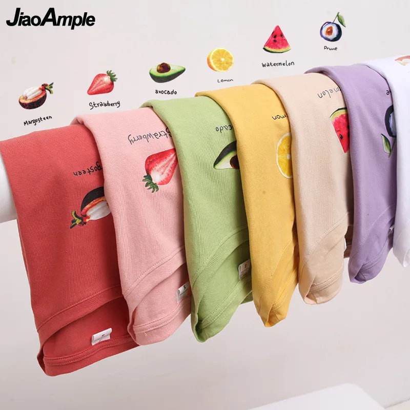 

Женская летняя футболка с коротким рукавом и принтом в Корейском стиле, повседневные милые топы с круглым вырезом для студентов, топы с фрук...