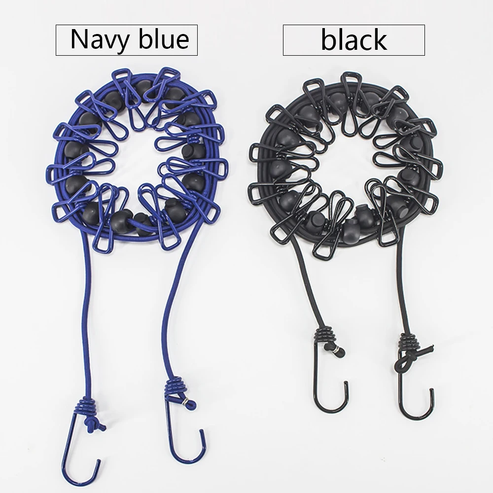 Portable Clothesline Adjustable Clothes Line With 12pcs Clothespins Drying Rack For Laundry Dryer Outdoor And Indoor | Дом и сад