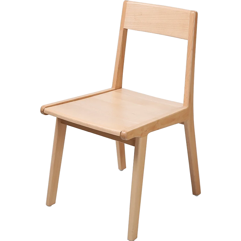 

Solid wood dining chair simple dining table dining chair combination white oak computer chair nordic casual dining room japanese