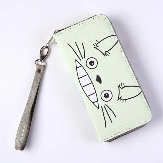 Robocar Poli аниме фигурку МИЛЫЙ Тоторо кошка из искусственной кожи Длинный кошелек