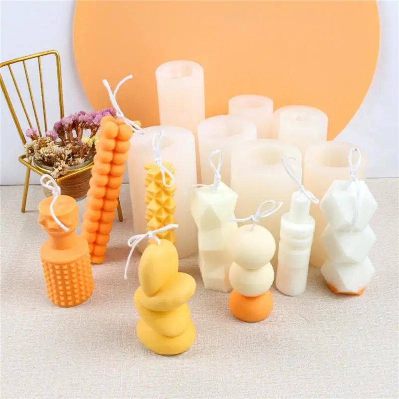 

New perfume bottle Christmas ball crystal ball silicone candle mold DIY handmade aroma candle home plaster decoration ornaments