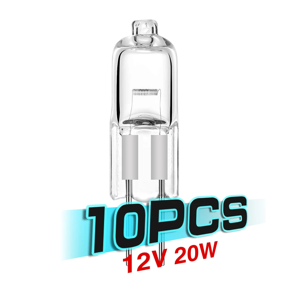 Самый дешевый! 10 шт./лот горячая Распродажа супер яркая G4 12v 20w Вольфрамовая галогенная лампа домашний декор Освещение для помещений - изображение