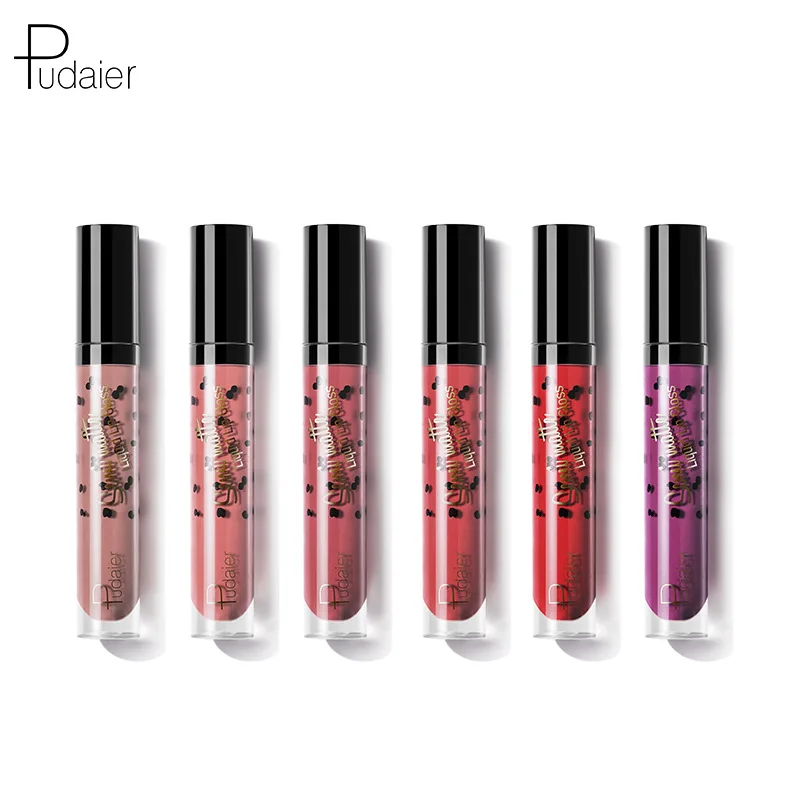 Pudaier 6 colors Nude Matte Lipstick Set Labiales Larga Duracion Brand Makeup Gifts for Women Private Label Cosmetic Hot Sale |