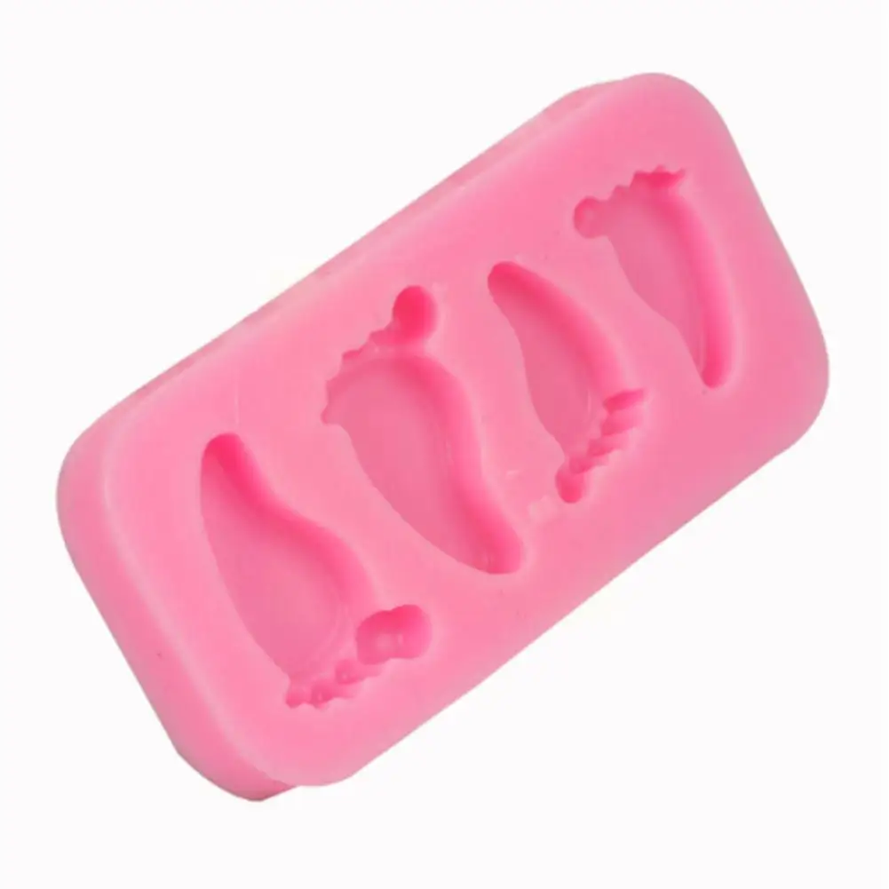 Силиконовая 3D форма ангельские ножки для шоколада помадки торта пудинга выпечки