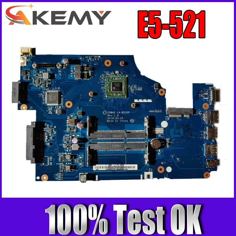 

For ACER macrobase E5-521 motherboard CPU NBMLF11004 LA-B232P Mainboard