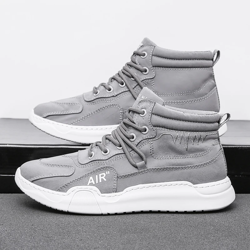 

High top Men Winter Sneakers Height Increasing Non-slip Platform Sports Shoes Classic Retro Style Fitness Running Shoes Men