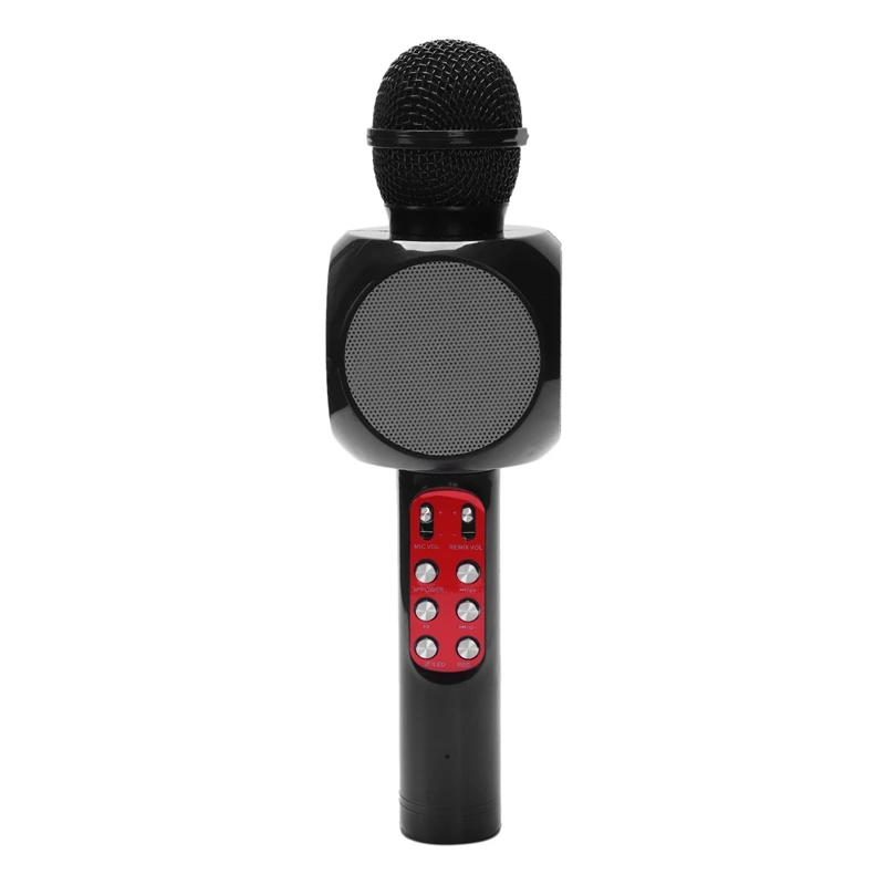 Беспроводной Bluetooth Ktv динамик мини домашний микрофон Микрофон модная вспышка