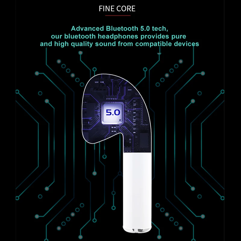Оригинальные X10 Bluetooth V5.0 наушники настоящие беспроводные стерео спортивные