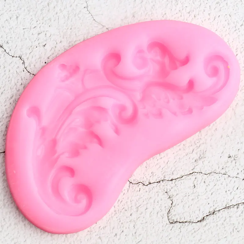 Рельефные силиконовые формы в стиле барокко для выпечки капкейков| |