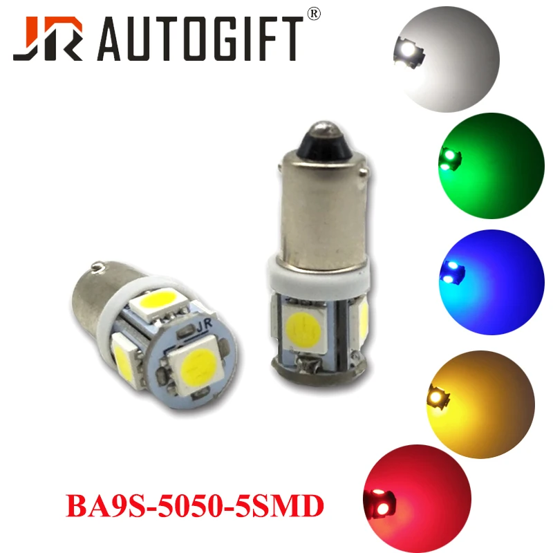 200 шт. 12В 24В BA9S 5050 5 SMD СВЕТОДИОДНЫЙ T11 T4W H6W 233 автомобильная лампа для Peugeot 2008 203
