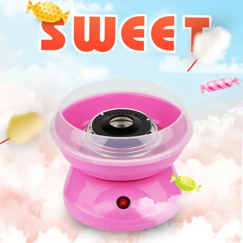 

DIY Electric Cotton Candy Machine MINI Portable Cotton Candy Machine For Sugar Girls Boys Gifts Children's Day EU Kitchen