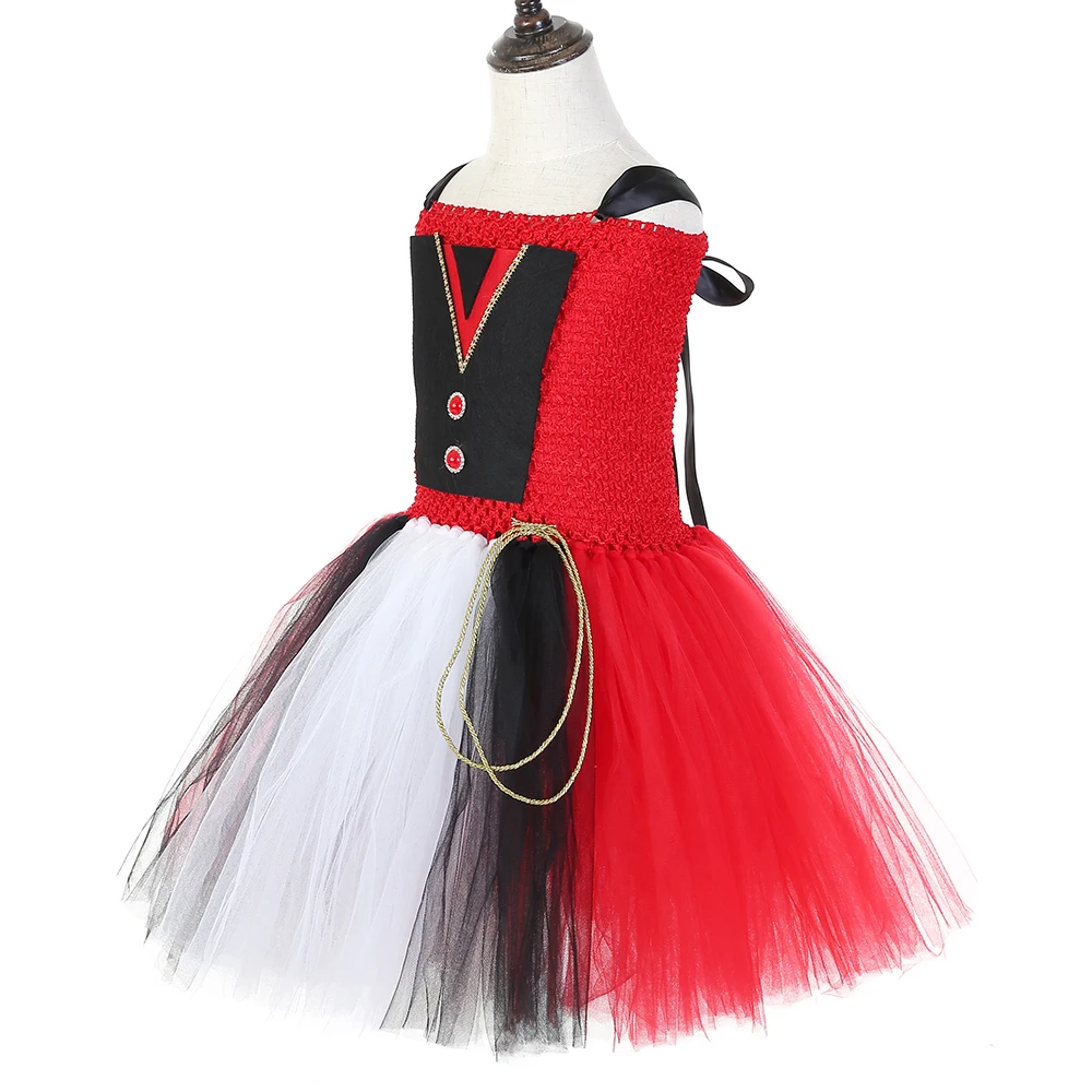 Костюм циркового кольца для девочек праздничное платье выступления на Хэллоуин