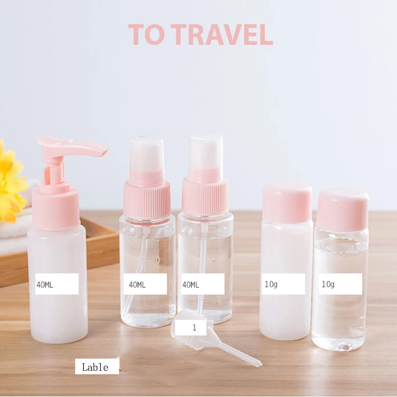 Путешествия Товары набор для хранения 7 комплектов парфюмерный лосьон очищающее