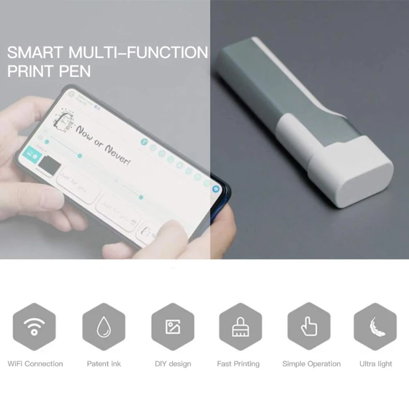 

Handheld Mini Printer Portable Inkjet Printer Quick-Drying Ink with Cartridge