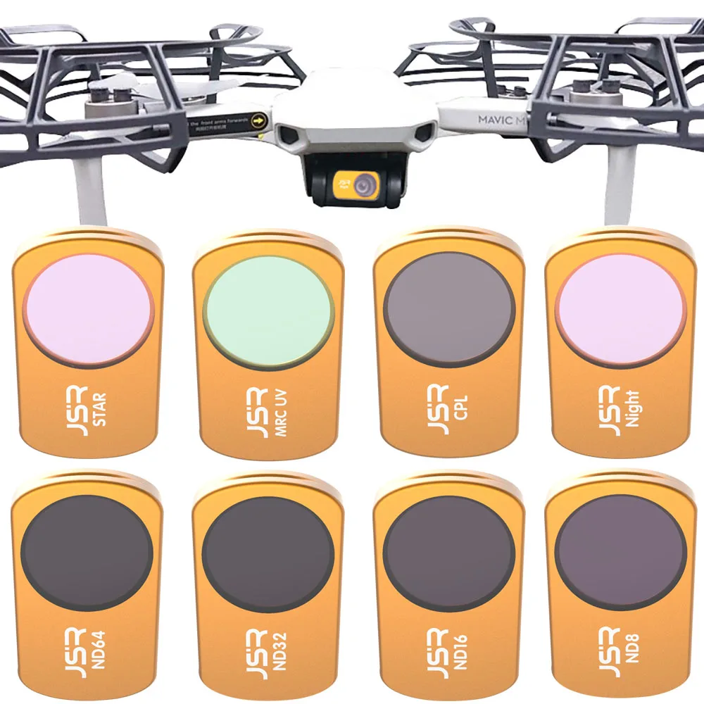 Фильтры для DJI Mavic Mini Комплект фильтров UV/CPL/ND8/16/32/64/Star/Night аксессуары мини дрона