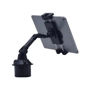 car cup holder phone mount universal adjustable angle car cradle cup tablet mount for 4 13 mobile phone tablet pc gps free global shipping