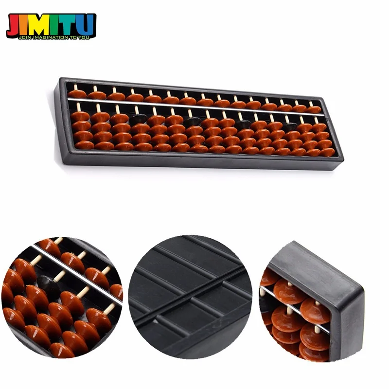 JIMITU 13/15 Rods Abacus Beads детский школьный обучающий инструмент Математика бизнес