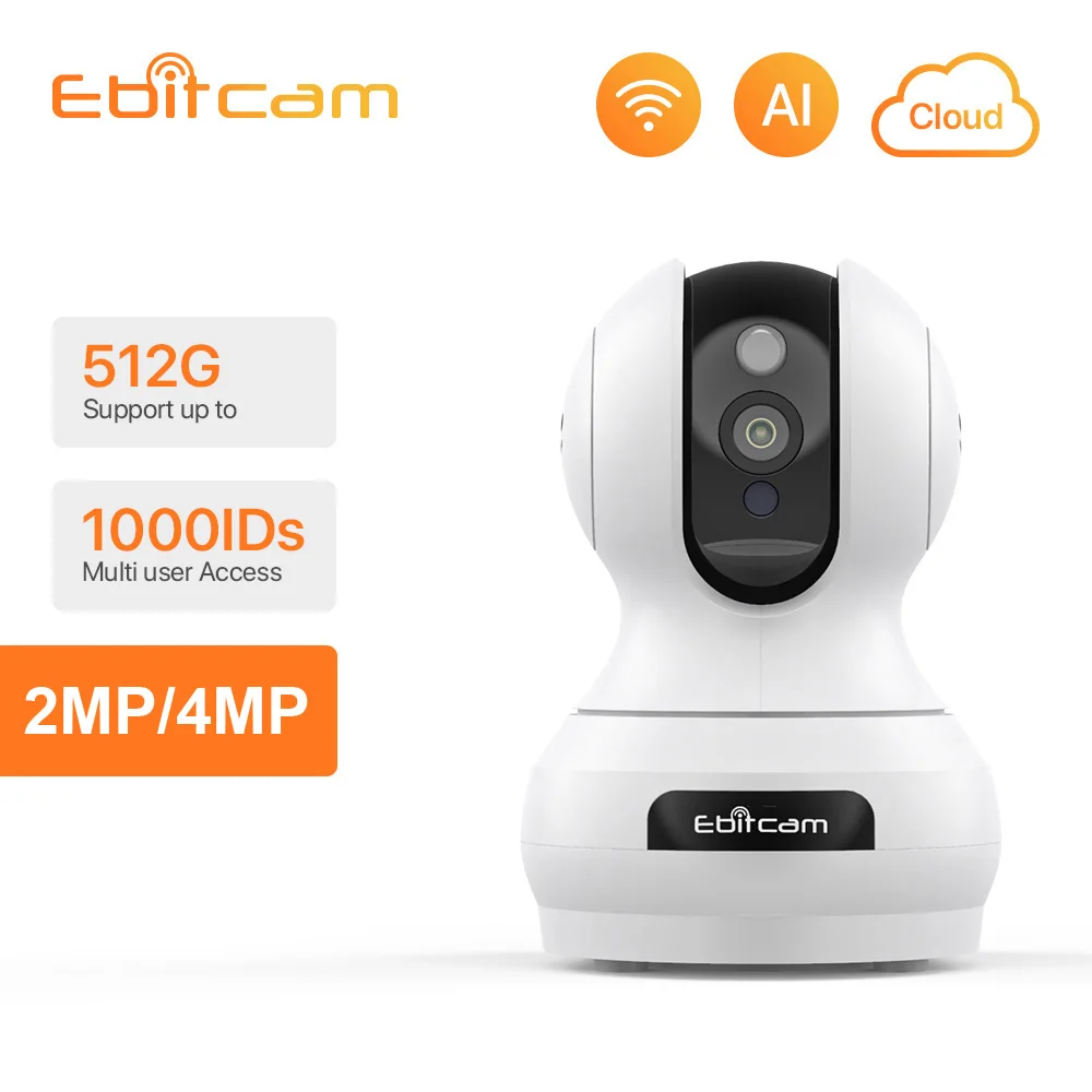 Ebitcam облачная IP камера 1080p домашняя Survillance Wifi s 4MP AI CCTV s|Камеры видеонаблюдения| |