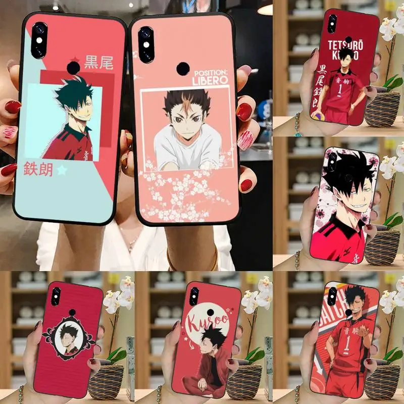 

Kuroo Tetsurou Haikyuu anime Phone Case For Xiaomi Redmi note 7 8 9 t max3 s 10 pro lite coque cover funda shell