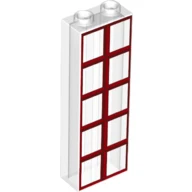 

Building block parts 2454 46212 1x2x5 wall panel pillar black and white light gray red sand green printing