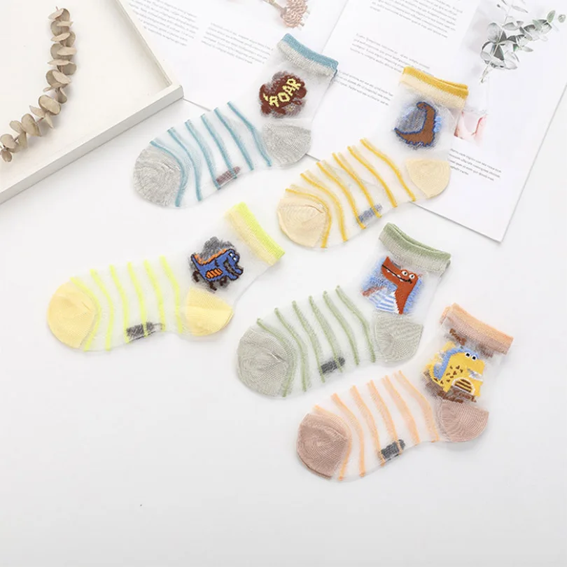5 пара/лот для От 0 до лет новорожденных маленьких мальчиков Летние Носки с