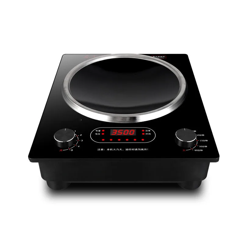 

Настольная/Встроенная индукционная плита двойного назначения, 3500 Вт, высокомощная индукционная плита, электрическая керамическая плита
