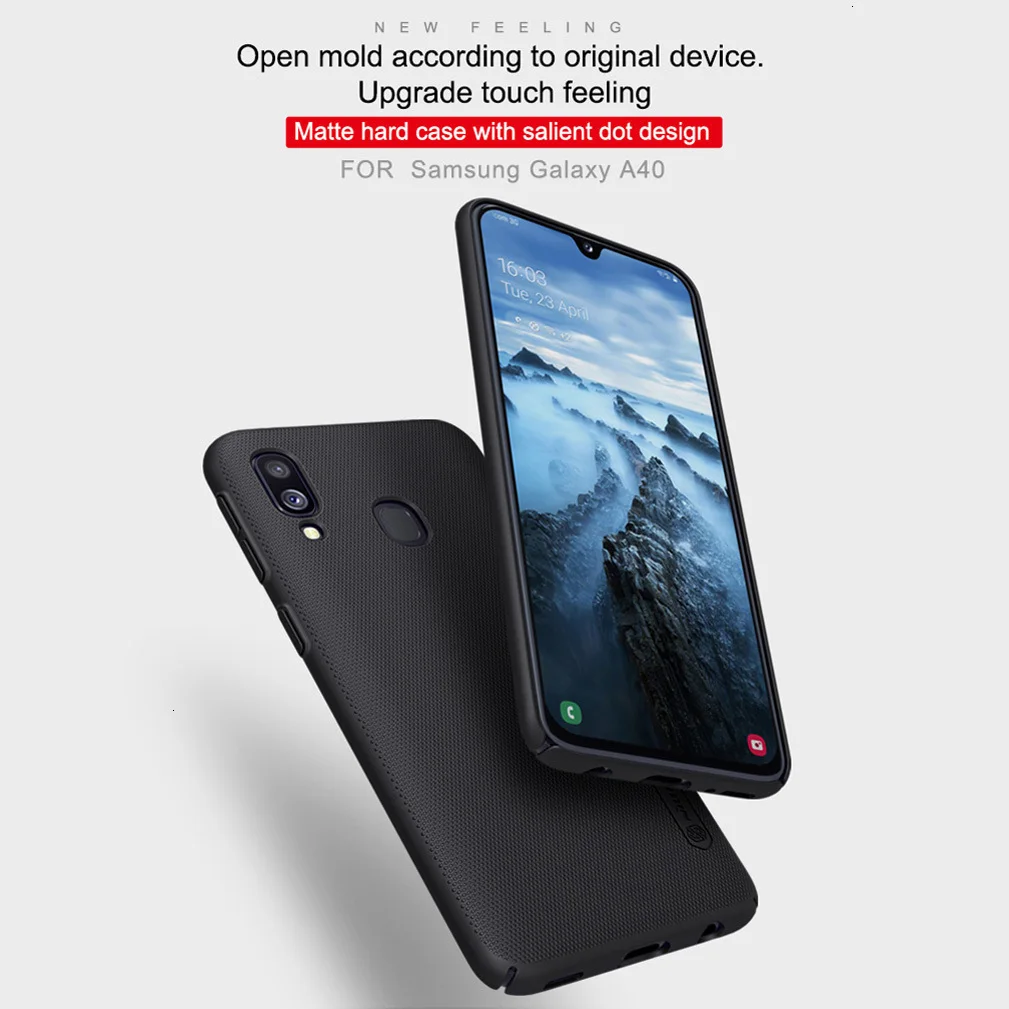 Для samsung Galaxy A40/A50/A10/A30 чехол Nillkin матовый щит PC пластиковый жесткий чехол для задней крышки для samsung A40/A50/A10/A30