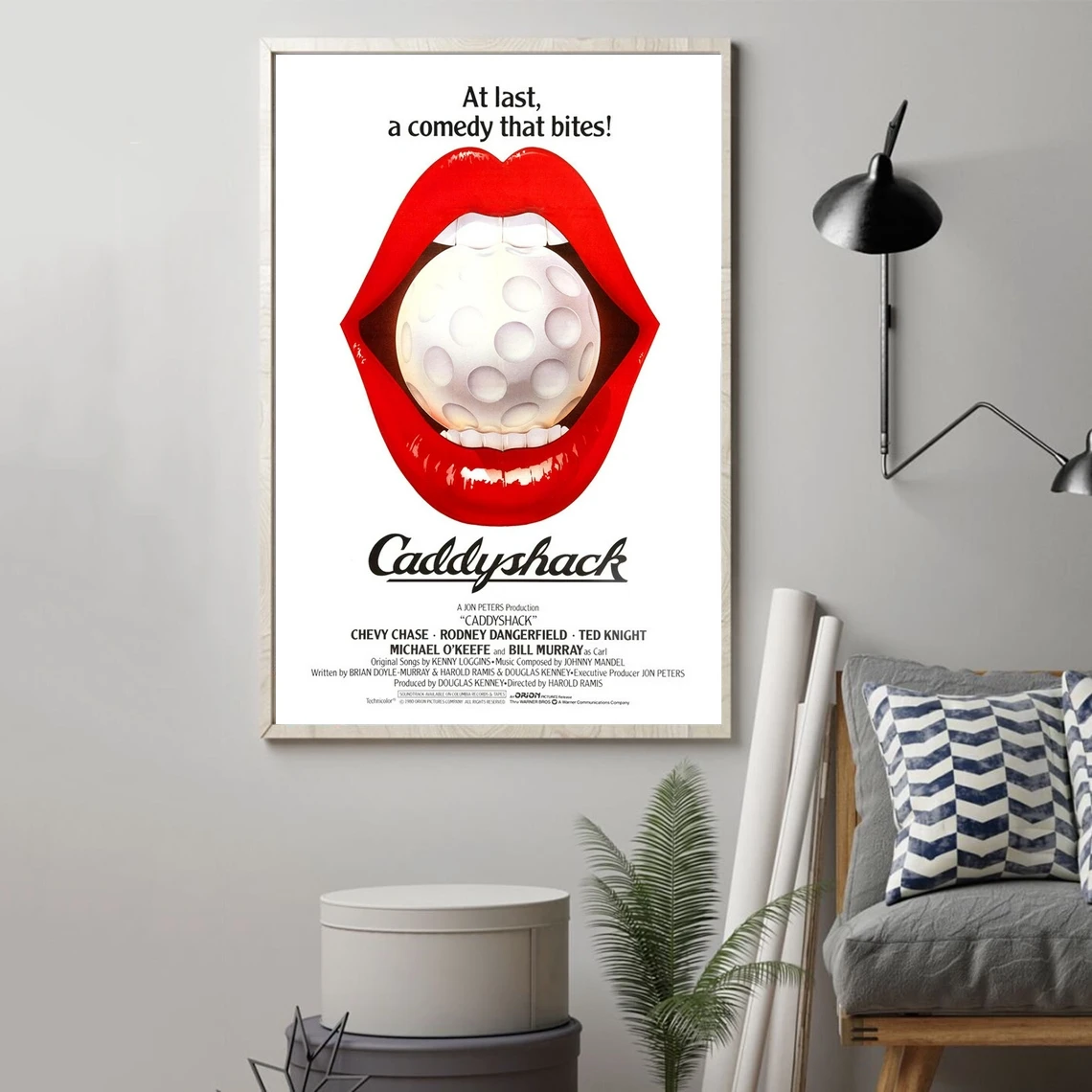 

Плакат по мотивам фильма Caddyshack, печать на холсте, настенная живопись, украшение для дома (без рамки)
