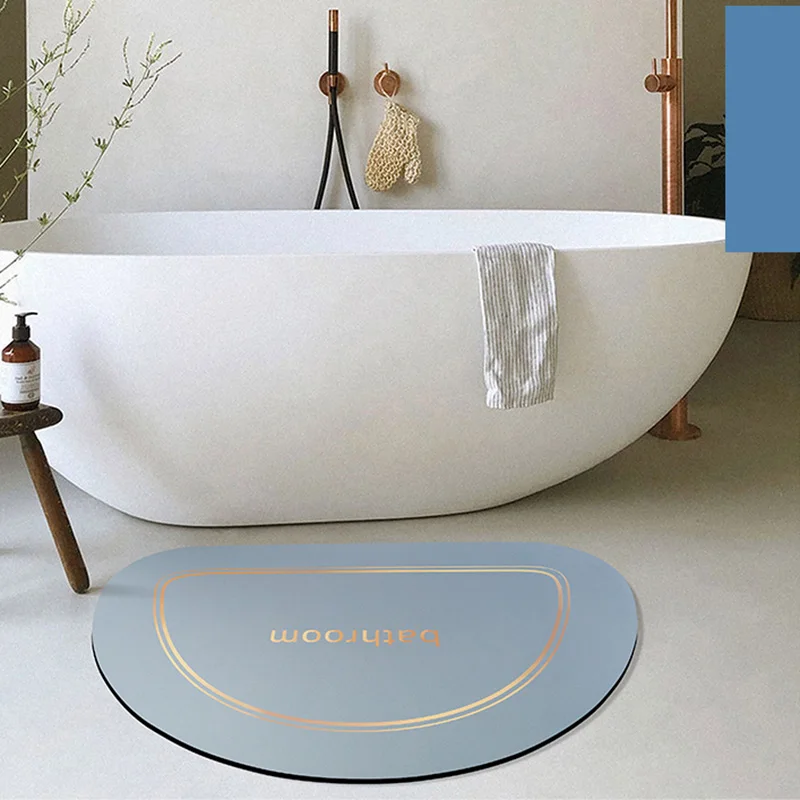 super absorbent mat household quick drying bathroom rug high quality door shower non slip carpet black round soft floor product free global shipping
