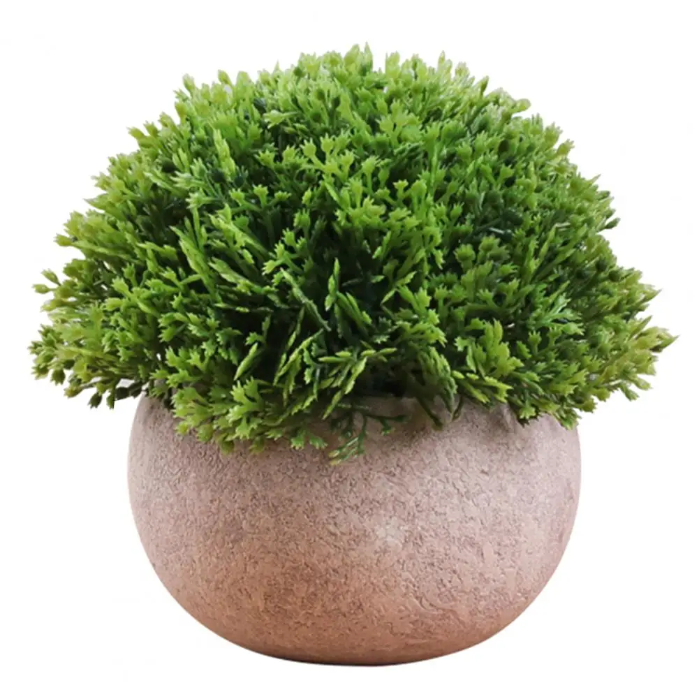 

Anti-fade Ornament Vibrant Color Decoration Artificial Bonsai Plant Party Decor