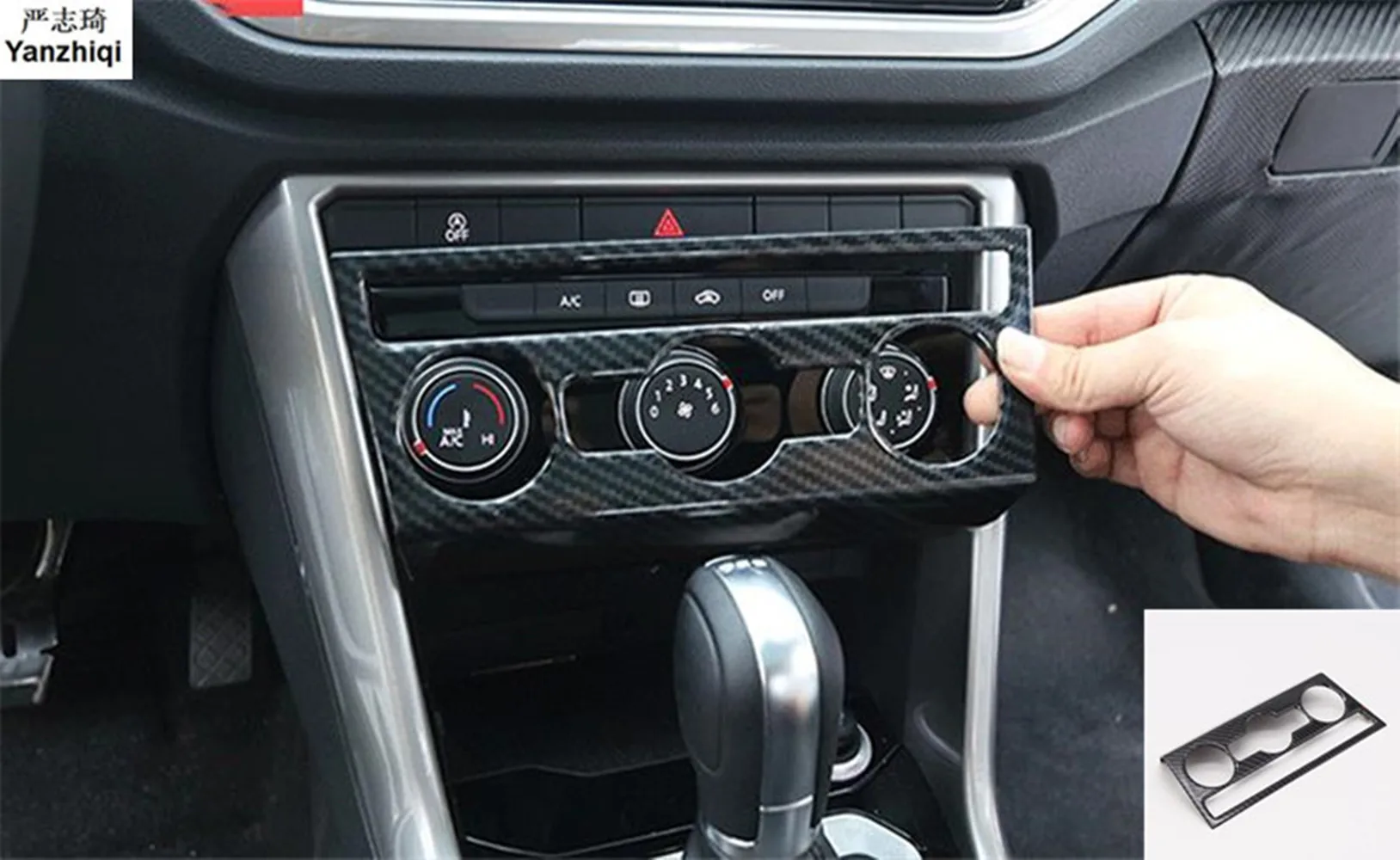

For Volkswagen T-Roc TROC 2017-2018 Interior Car-Styling Accessories Car Air Condition Adjust Vent Cover Trim Panel Decoration