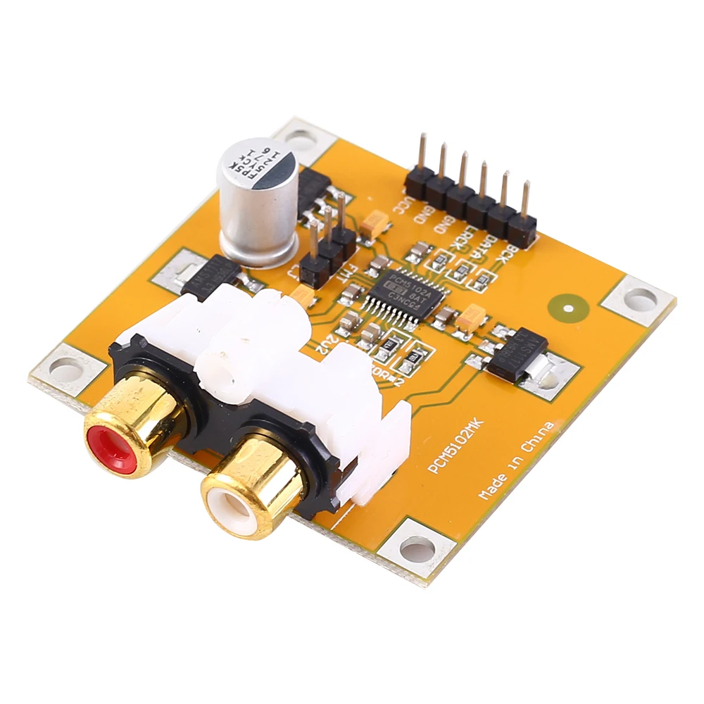 DC 5V PCM5102 DAC аудио декодер I2S воспроизведения голоса Модуль для Raspberry Pi красный