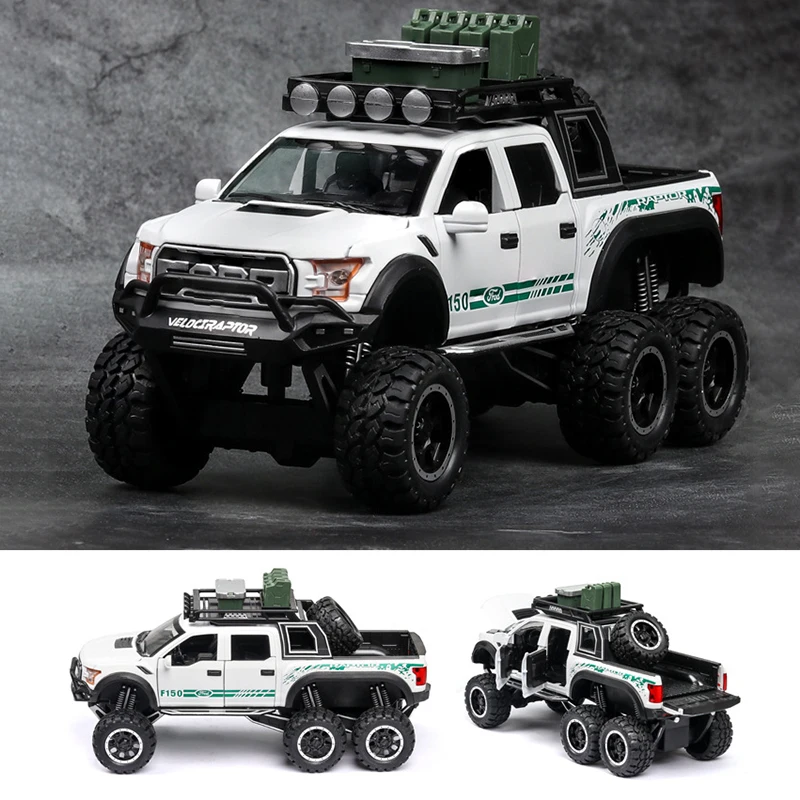 Новинка 1:28 литье под давлением внедорожник FORD RAPTOR металлическая модель
