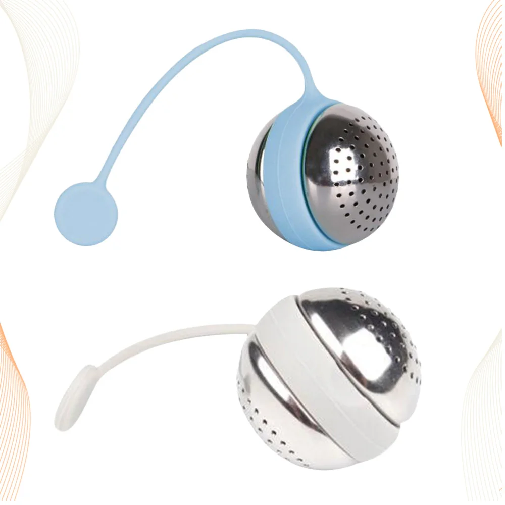 

Tea Infusers Stainless Steel Tea Strainer Filter Tea Making Supplies Tea Infusion Accessories for Home Tea House (Grey)