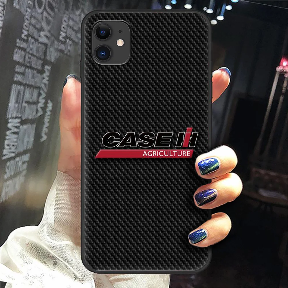

CASE IH Tractor brand Phone Case Cover Hull For iphone 5 5s se 2 6 6s 7 8 plus X XS XR 11 PRO MAX black bumper 3D funda soft