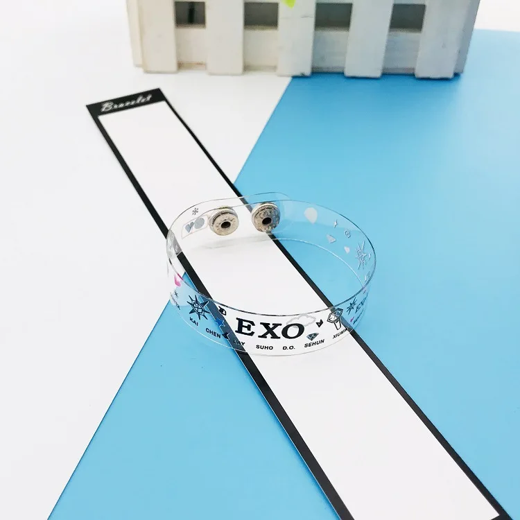 KPOP X1 Twice Seventeen Blackpink GOT7 EXO product X 101 Дженни прозрачный браслет ручной веревки браслеты для фанатов Gilfs