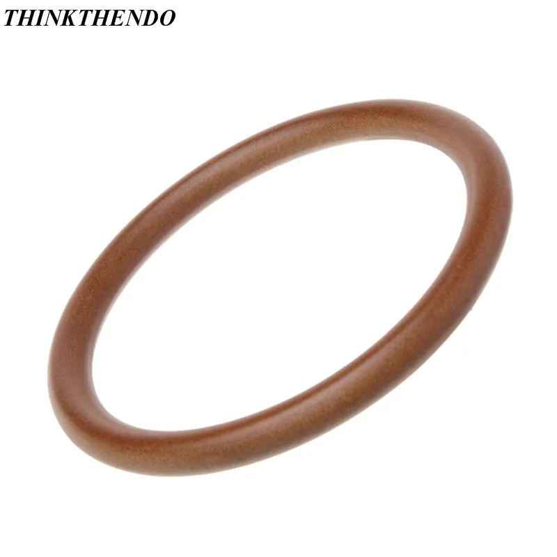 

Round Wooden Handle for Handmade Handbag DIY Tote Purse Frame Making Bag Hanger