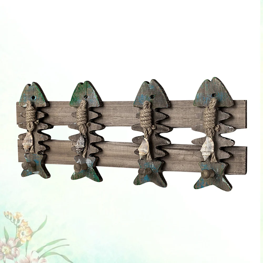 Деревянная доска в средиземноморском стиле настенный крючок для декора стен