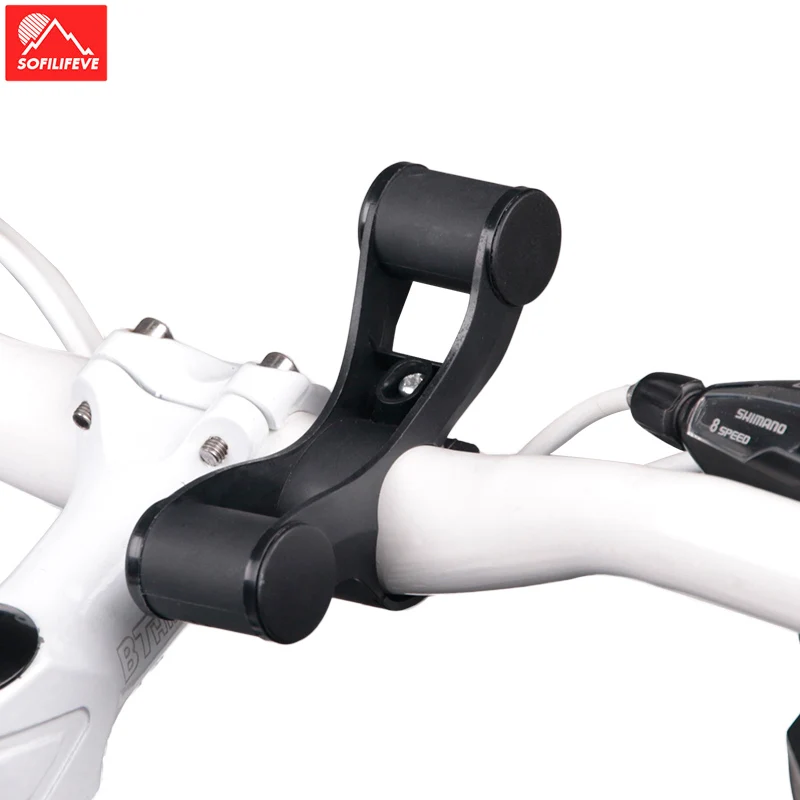 Bike Bicycle Handlebar Extendedr Speedmeter Mount Bracket MTB Road Extension Bar Rack Holder For Phone Odometer | Спорт и