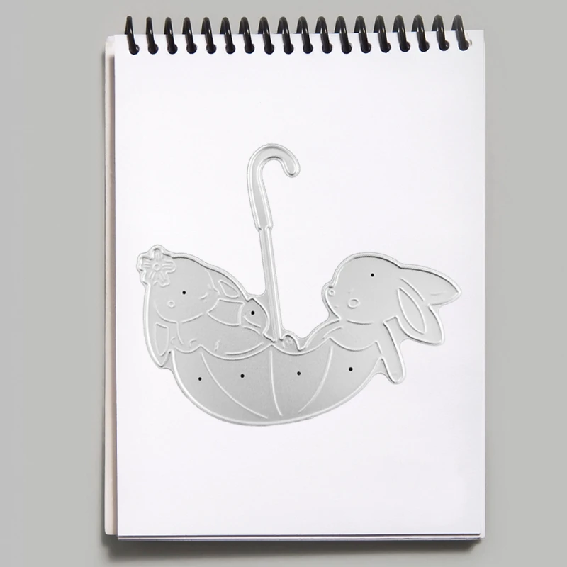 Зонт Банни металлический Трафаретный вырубной штамп Скрапбукинг Сделай Сам для