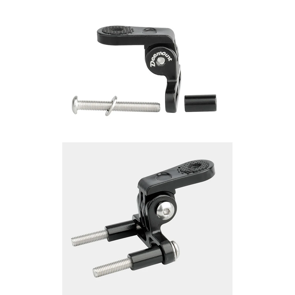 

Leiouser Bicycle Headlight Mount Adapter Bracket Camera Type Connector for Stem Mount Cycling Front Light Lamp Holder