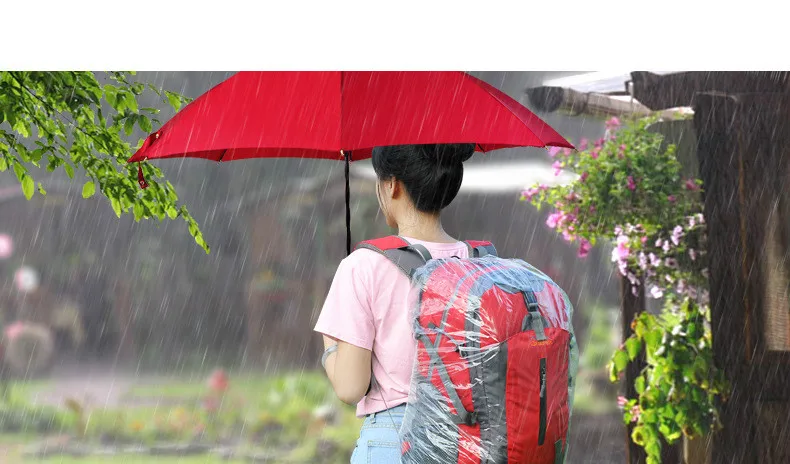 

Disposable Backpack Rainproof Cover for Shoulder Bag Outdoor Climbing Bag Dustproof Waterproof Cover 20-55L