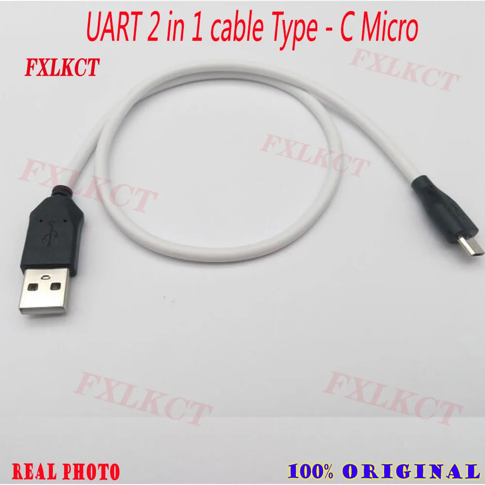 Новейший UART 2 в 1 кабель Type - C Micro для eft dongle octoplus frp chimera tools |