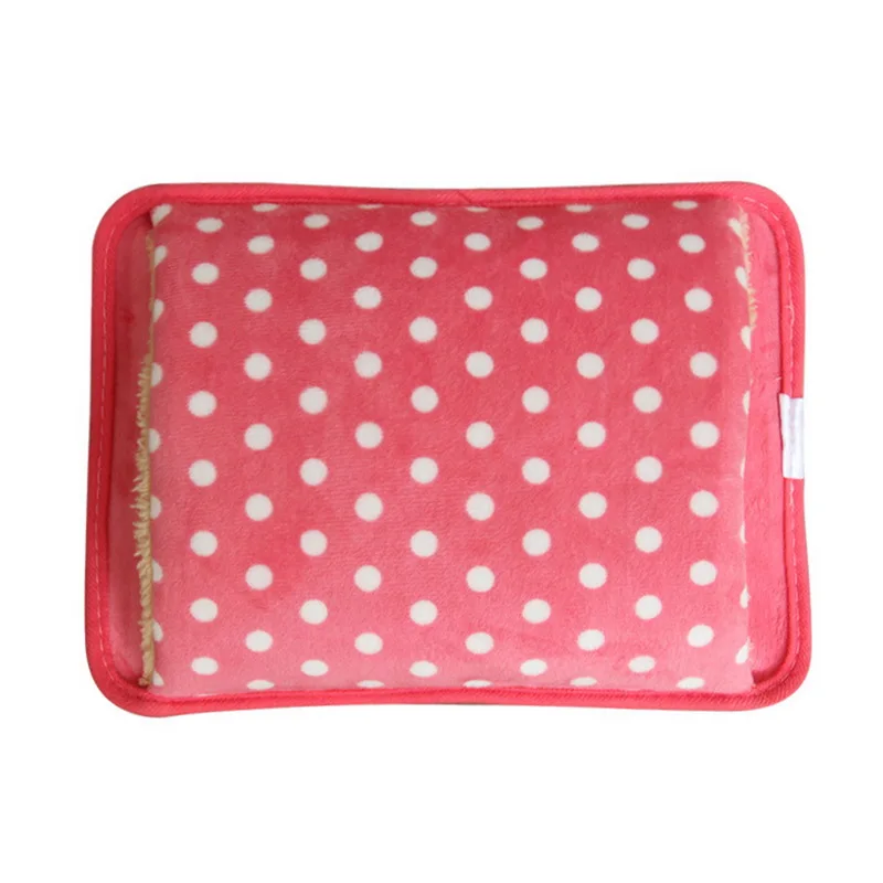 red 26X19cm Dozzlor 1 шт. толстые горячие портативные бутылки для воды, резиновые зимние теплые бутылки для воды, грелка для рук, для девочек, карман для рук, для ног, сумка для горячей воды - Цвет: red 26X19cm